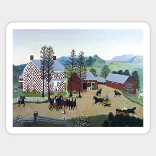 grandma moses Sticker